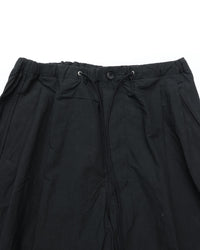 HAVERSACK / C/Lタイプライター ツープリーツ ワイドパンツ BLACK