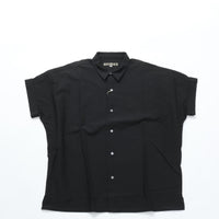 HAVERSACK / C/Lタイプライタードルマン半袖レギュラーシャツ BLACK