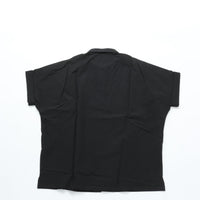 HAVERSACK / C/Lタイプライタードルマン半袖レギュラーシャツ BLACK