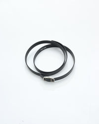 beta post size less narrow belt B02LDBL-16 050 Black