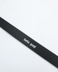 beta post size less narrow belt B02LDBL-16 050 Black