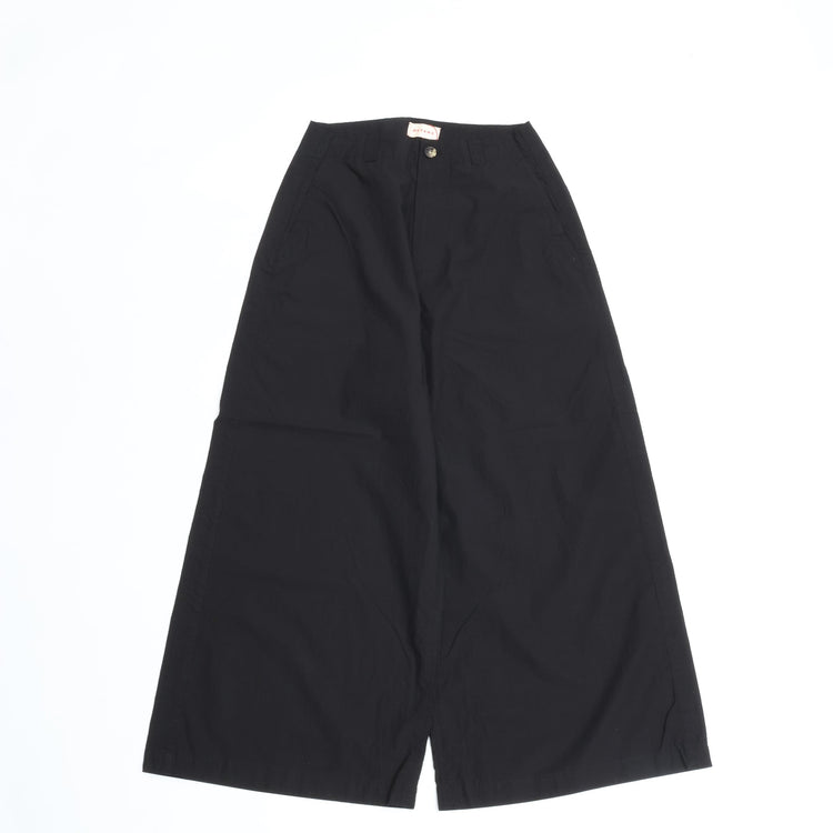 MEYAME / SIDE LINE WIDE PANTS (CHINO) BLACK