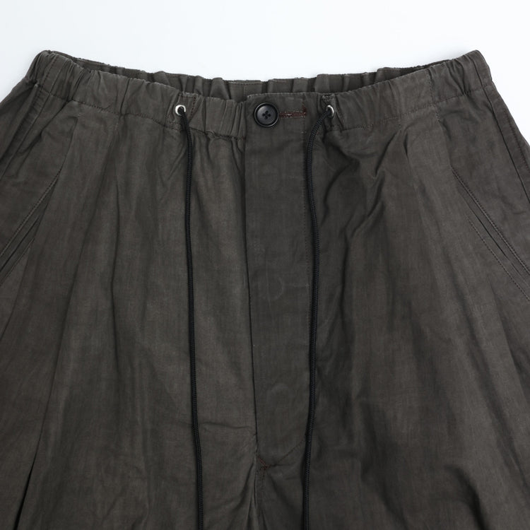 HAVERSACK / 墨染めブロード イージーワイドショーツ