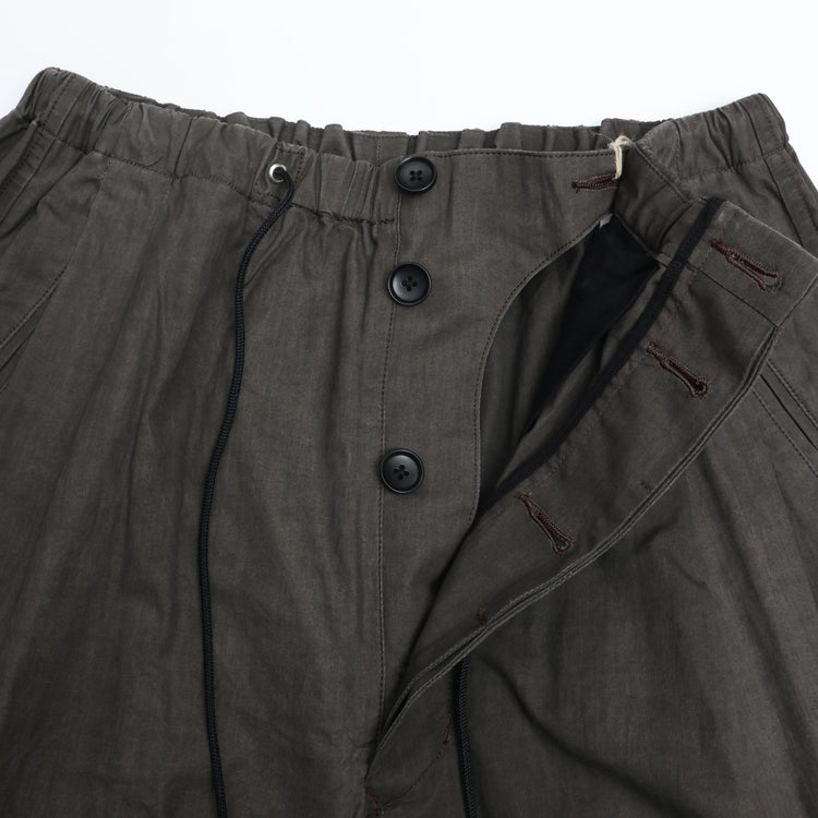HAVERSACK / 墨染めブロード イージーワイドショーツ