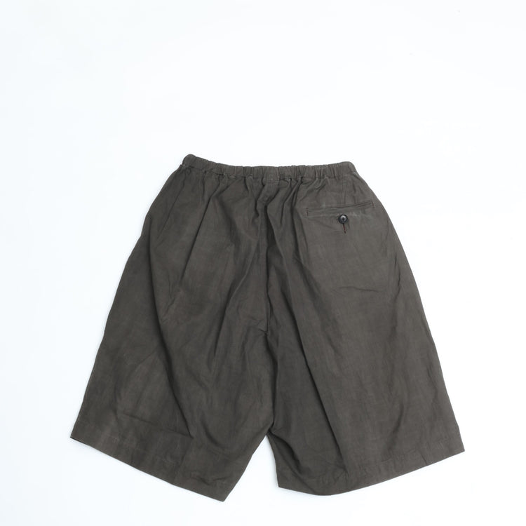 HAVERSACK / 墨染めブロード イージーワイドショーツ