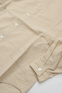 HAVERSACK Strong Twist Poplin Band Collar Shirt 422623