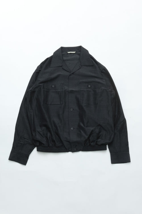 OLD JOE BRAND   GATHERED WAIST MARLBORO SHIRTS (Long-sleeve) 261OJ-SH29 SUMI STRIPE