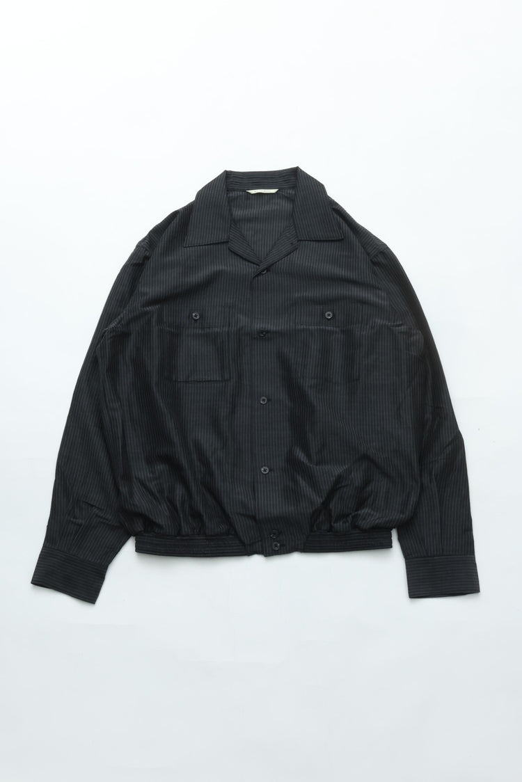 OLD JOE BRAND   GATHERED WAIST MARLBORO SHIRTS (Long-sleeve) 261OJ-SH29 SUMI STRIPE