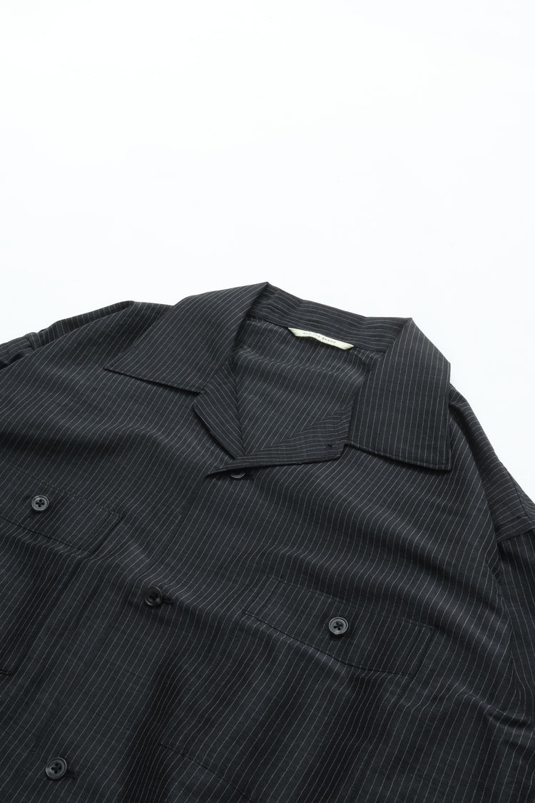OLD JOE BRAND   GATHERED WAIST MARLBORO SHIRTS (Long-sleeve) 261OJ-SH29 SUMI STRIPE
