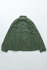 orslow  ARMY FATIGUE SHIRT GREEN USED 03-8045-216