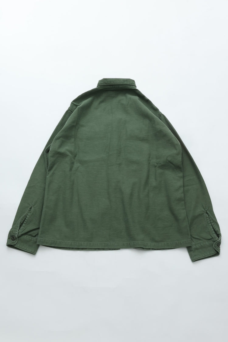 orslow  ARMY FATIGUE SHIRT GREEN USED 03-8045-216