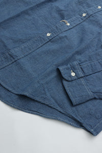 orslow   STANDARD B.D SHIRT CHECK IND CHAMBRAY 01-8112-C84
