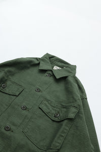 orslow   U.S ARMY FATIGUE SHIRT GREEN 03-8045-16