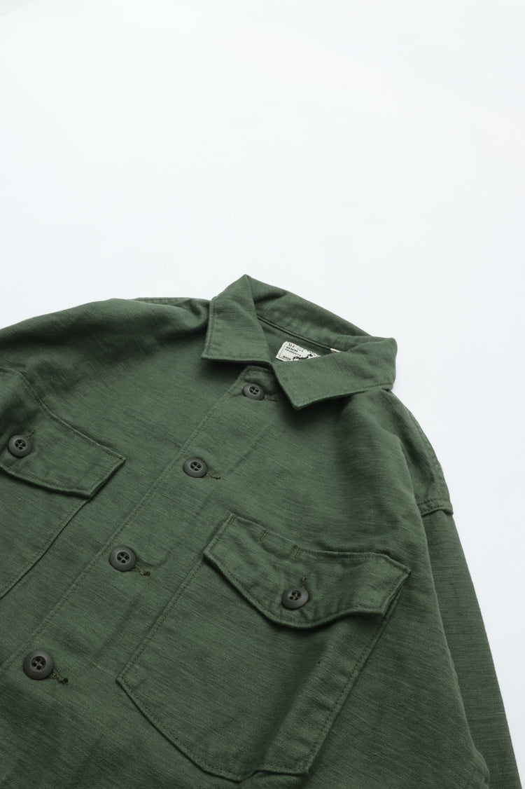 orslow   U.S ARMY FATIGUE SHIRT GREEN 03-8045-16