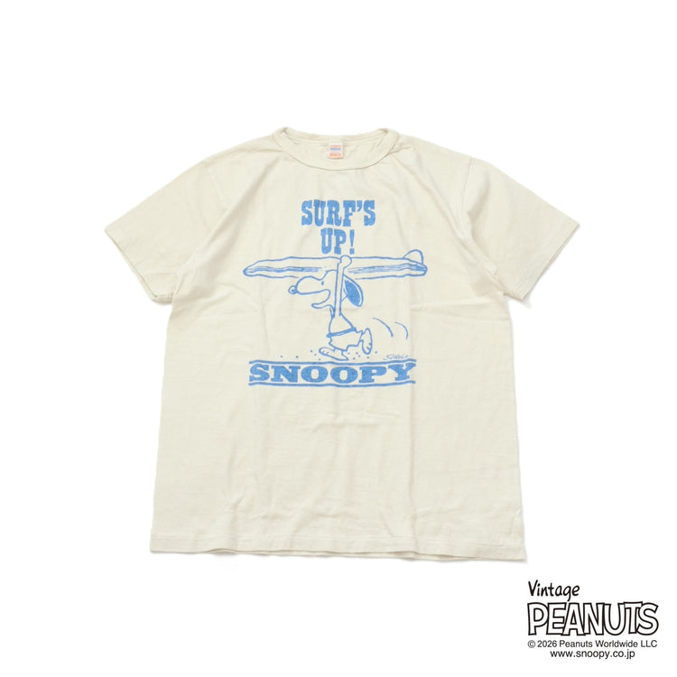 WAREHOUSE & CO.　"Lot YP126S-1 SURF'S UP (SNOOPY)" YP126S-1 CREAM
