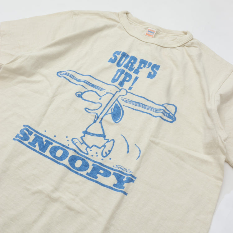 WAREHOUSE & CO.　"Lot YP126S-1 SURF'S UP (SNOOPY)" YP126S-1 CREAM