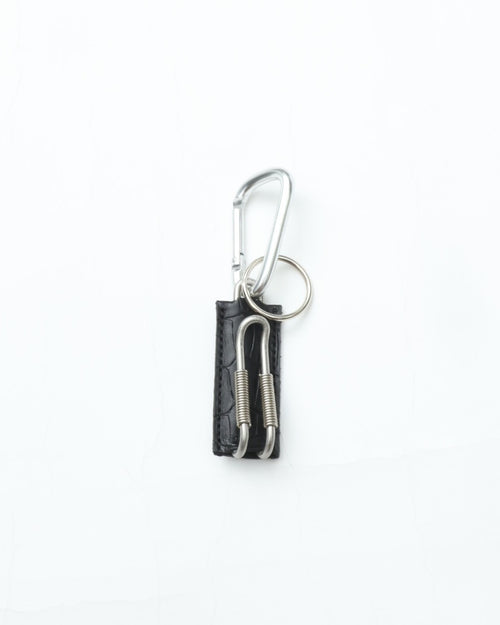 ED ROBERT JUDSON  CLIX spring clip key holder 050 croco grain
