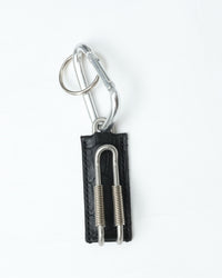 ED ROBERT JUDSON CLIX spring clip key holder 050 croco grain