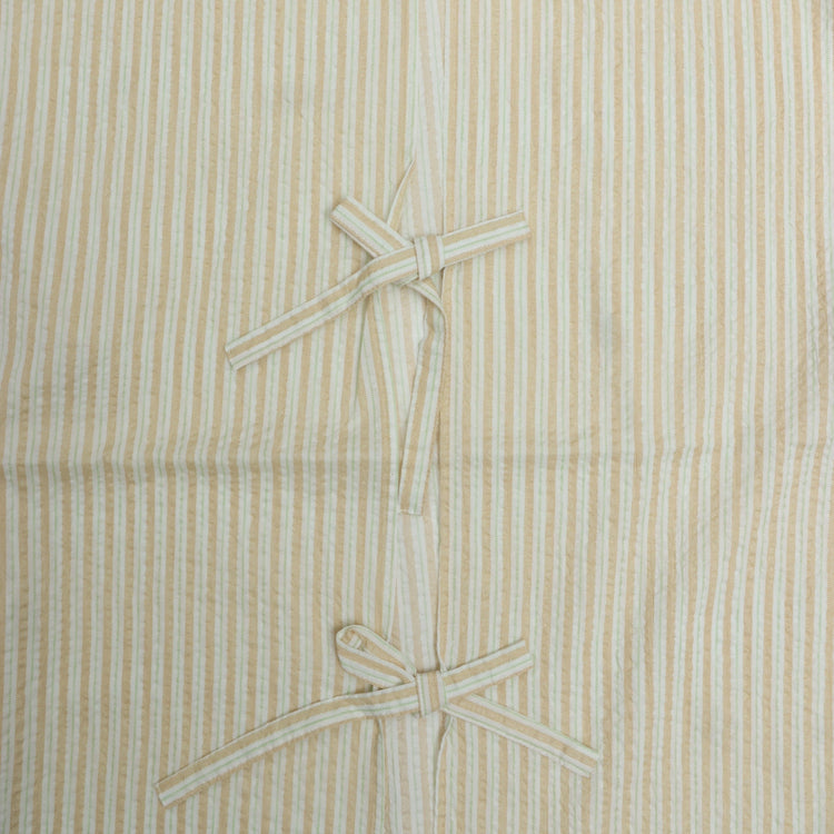 MEYAME / LIGHT COTTON STRIPE BLOUSE YELLOW