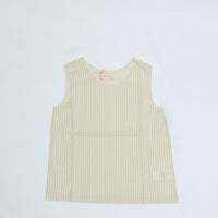 MEYAME / LIGHT COTTON STRIPE SLEEVELESS YELLOW