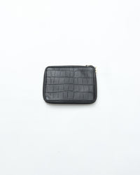 ED ROBERT JUDSON  PARALLEL magic purse_S C/#50  black  croco grain