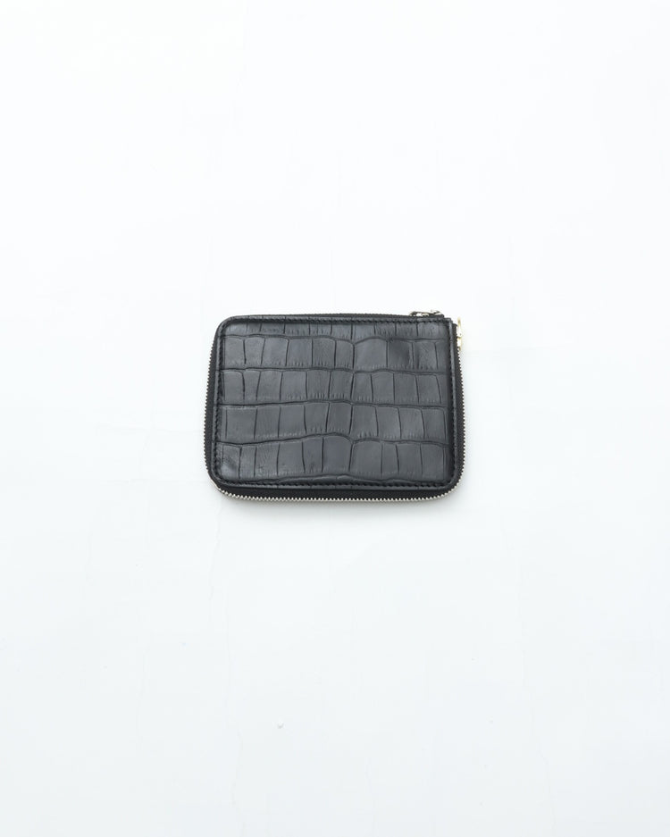 ED ROBERT JUDSON  PARALLEL magic purse_S C/#50  black  croco grain