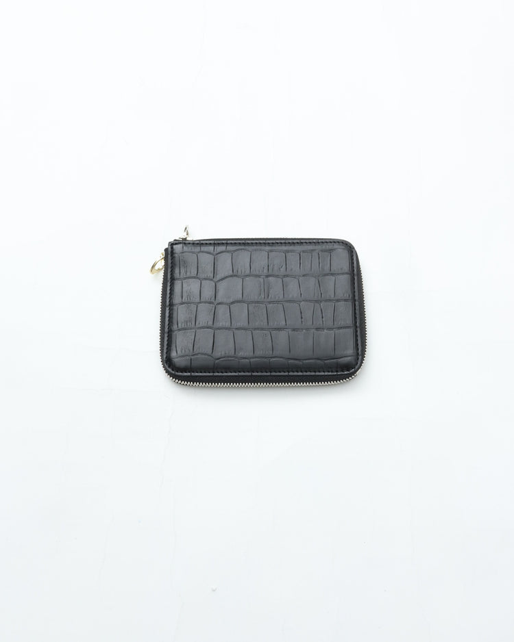 ED ROBERT JUDSON  PARALLEL magic purse_S C/#50  black  croco grain