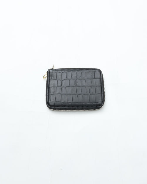 ED ROBERT JUDSON  PARALLEL magic purse_S C/#50  black  croco grain