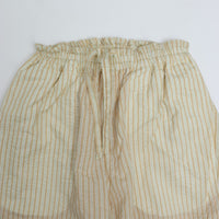 MEYAME / LIGHT COTTON STRIPE PANTS YELLOW