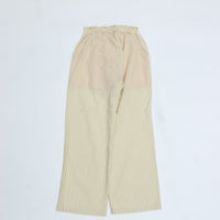 MEYAME / LIGHT COTTON STRIPE PANTS YELLOW