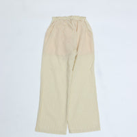 MEYAME / LIGHT COTTON STRIPE PANTS YELLOW
