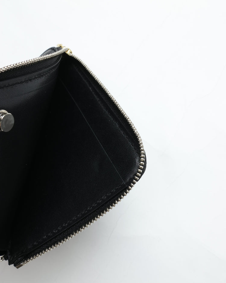 ED ROBERT JUDSON  PARALLEL magic purse_S C/#50  black  croco grain