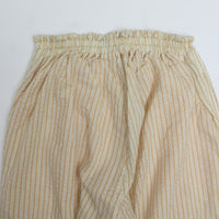 MEYAME / LIGHT COTTON STRIPE PANTS YELLOW