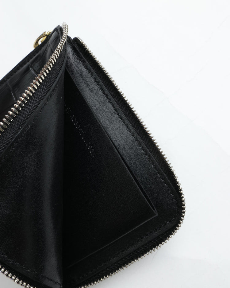 ED ROBERT JUDSON  PARALLEL magic purse_S C/#50  black  croco grain