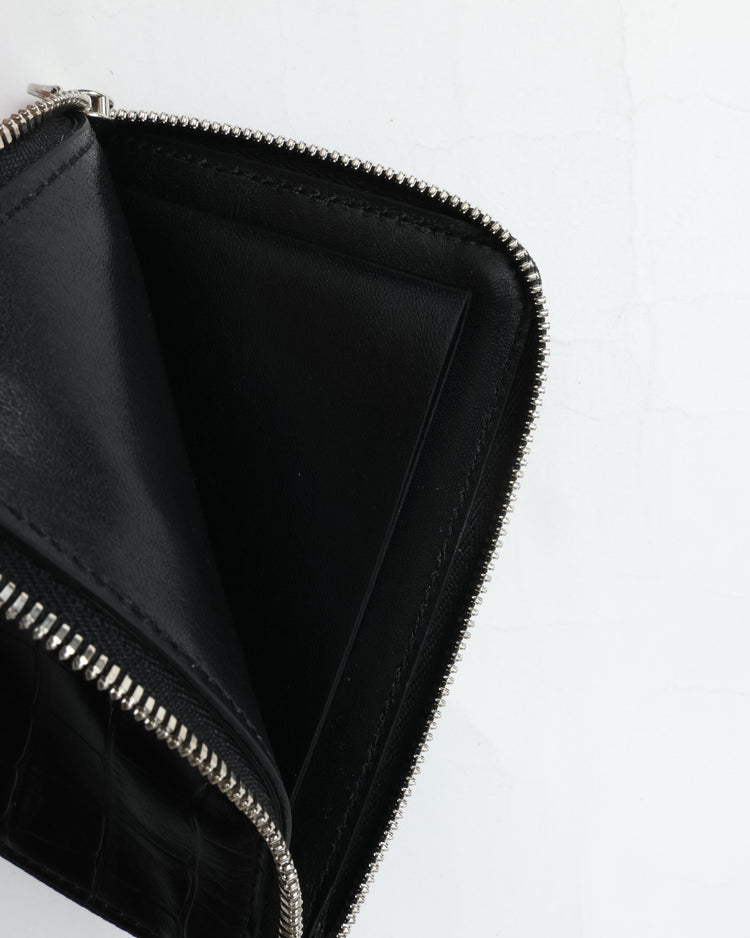 ED ROBERT JUDSON  PARALLEL magic purse_S C/#50  black  croco grain