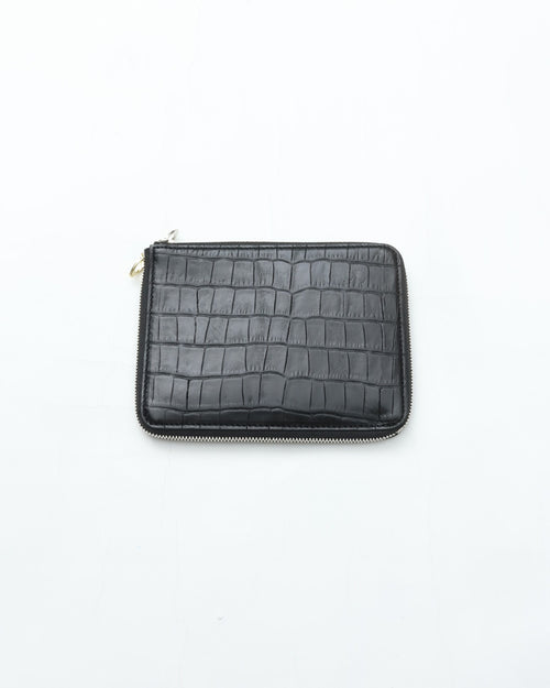 ED ROBERT JUDSON  PARALLEL magic purse_M C/#50 black croco grain