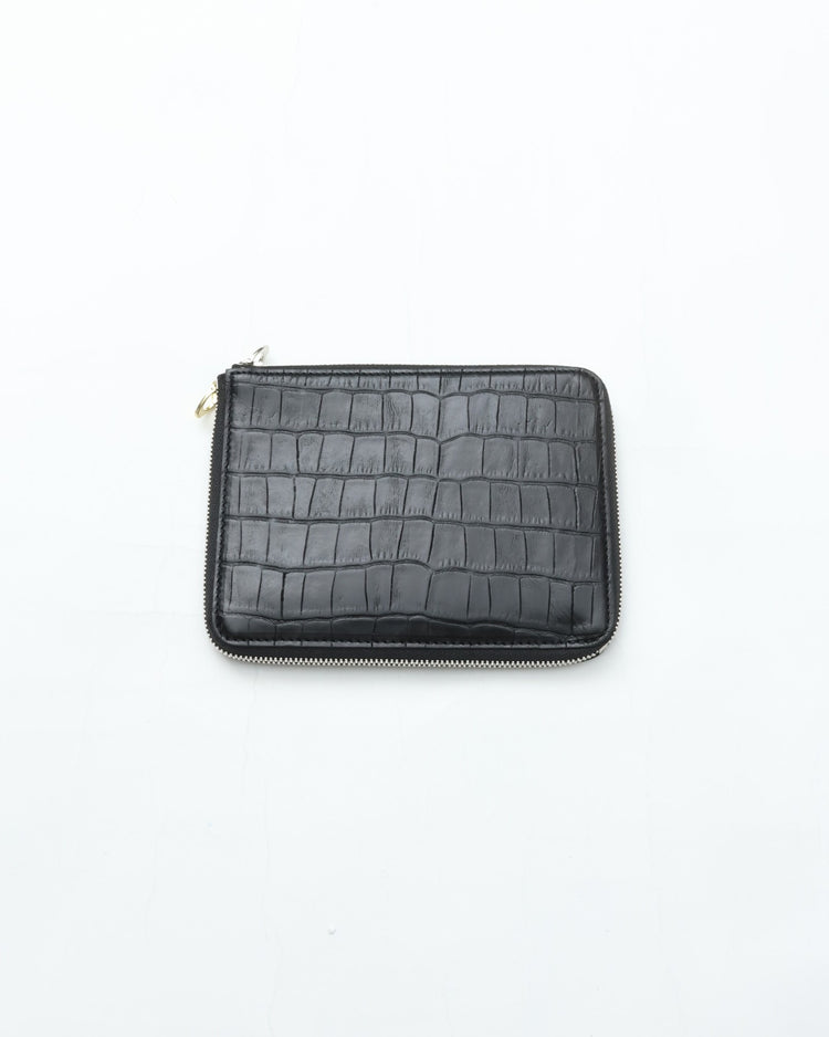 ED ROBERT JUDSON  PARALLEL magic purse_M C/#50 black croco grain