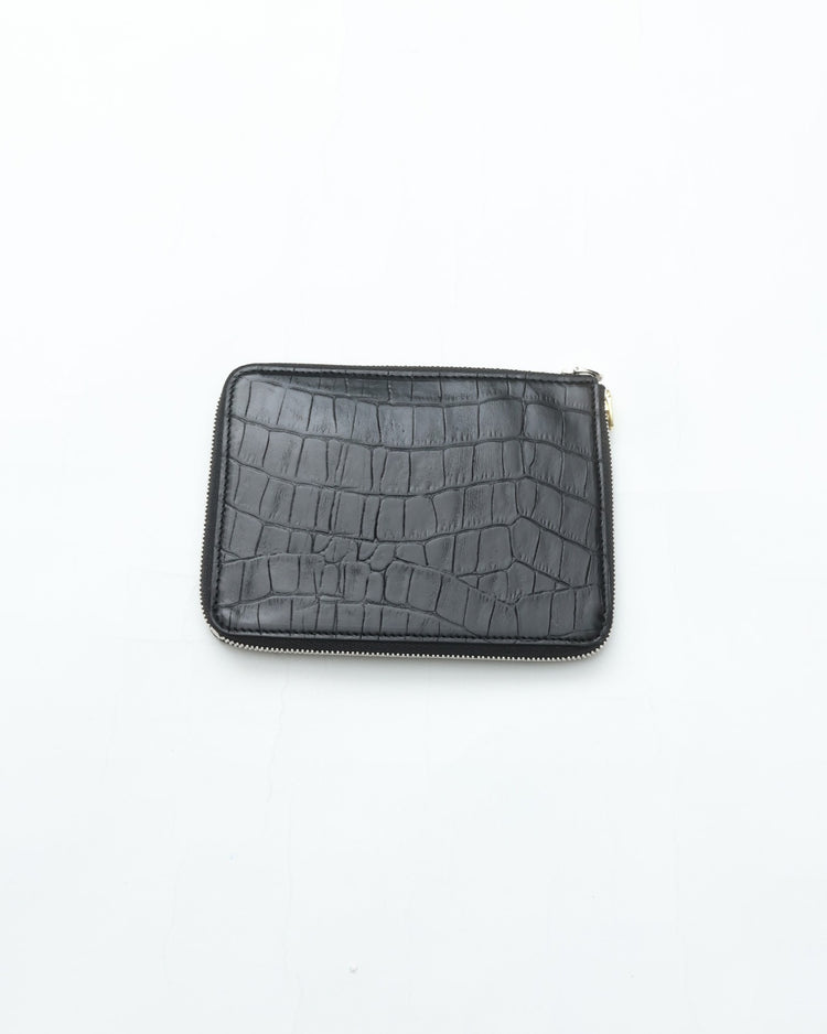 ED ROBERT JUDSON  PARALLEL magic purse_M C/#50 black croco grain