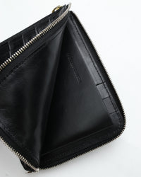 ED ROBERT JUDSON  PARALLEL magic purse_M C/#50 black croco grain