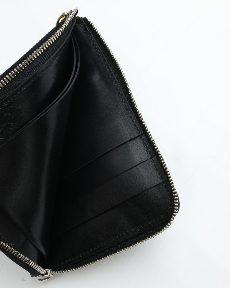 ED ROBERT JUDSON  PARALLEL magic purse_M C/#50 black croco grain