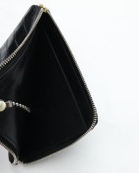 ED ROBERT JUDSON  PARALLEL magic purse_M C/#50 black croco grain