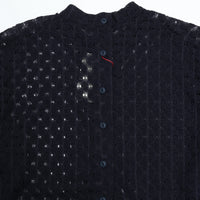 MEYAME / FRONT &amp; BACK LACE PULLOVER NAVY
