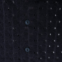 MEYAME / FRONT & BACK LACE PULLOVER　NAVY