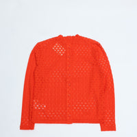 MEYAME / FRONT &amp; BACK LACE PULLOVER ORANGE