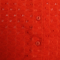 MEYAME / FRONT & BACK LACE PULLOVER　ORANGE