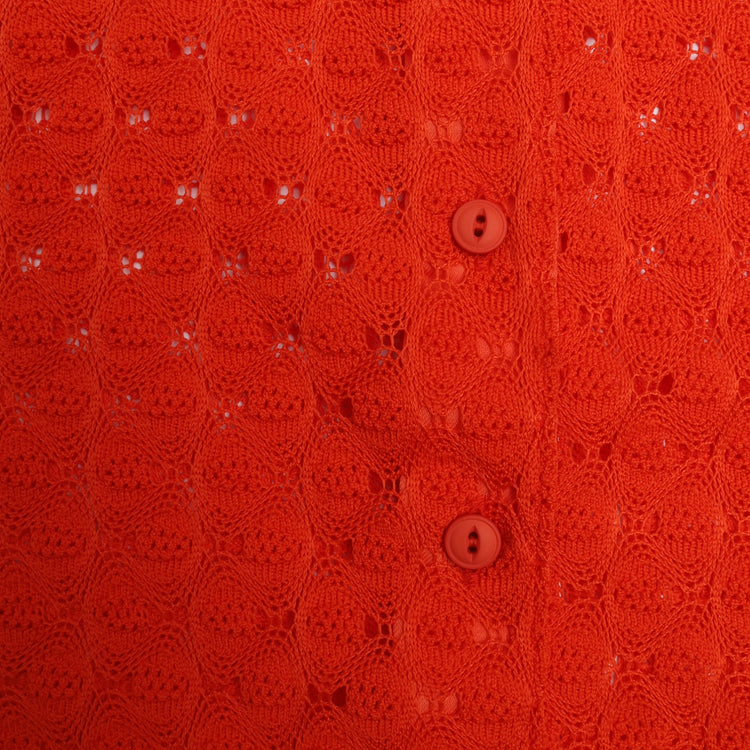 MEYAME / FRONT &amp; BACK LACE PULLOVER ORANGE