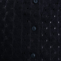 MEYAME / FRONT & BACK LACE SLEEVELESS NAVY