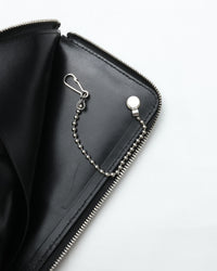 ED ROBERT JUDSON PARALLEL magic purse_L C/#50 black croco grain