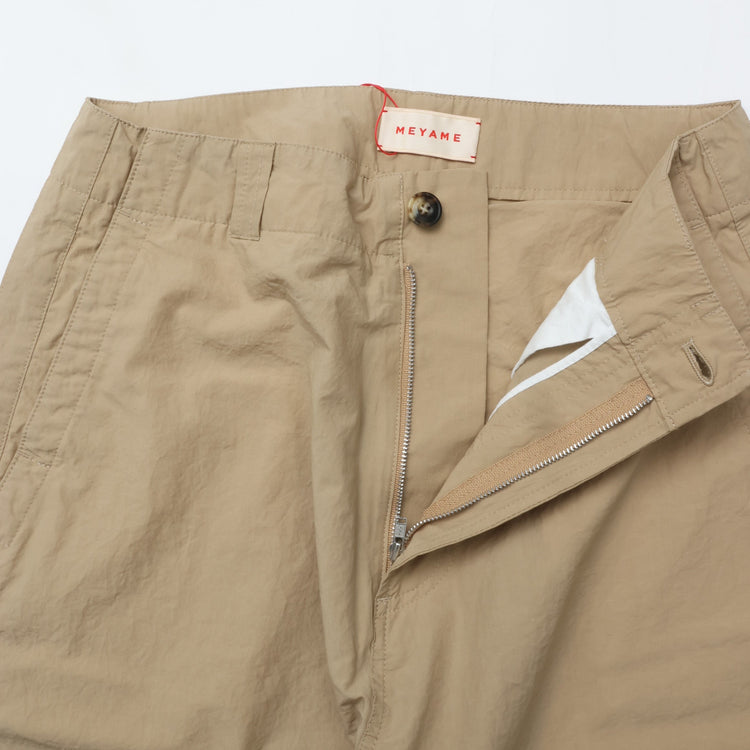MEYAME / SIDE LINE WIDE PANTS (CHINO) BEIGE