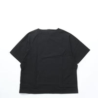 HAVERSACK / C/Lタイプライター クルーネック 半袖ラグランシャツ BLACK